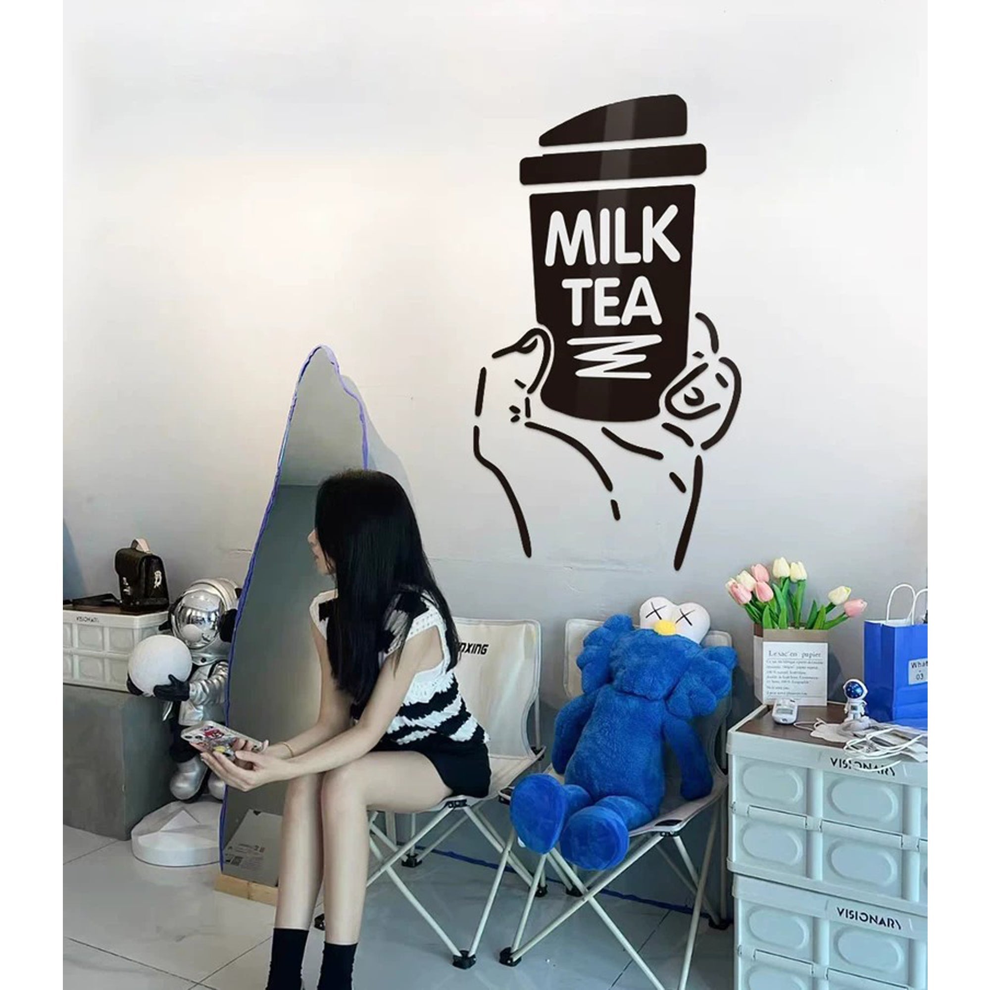 Boba Wall Art Decor – Acrylic Cafe and Tea Shop Decoration