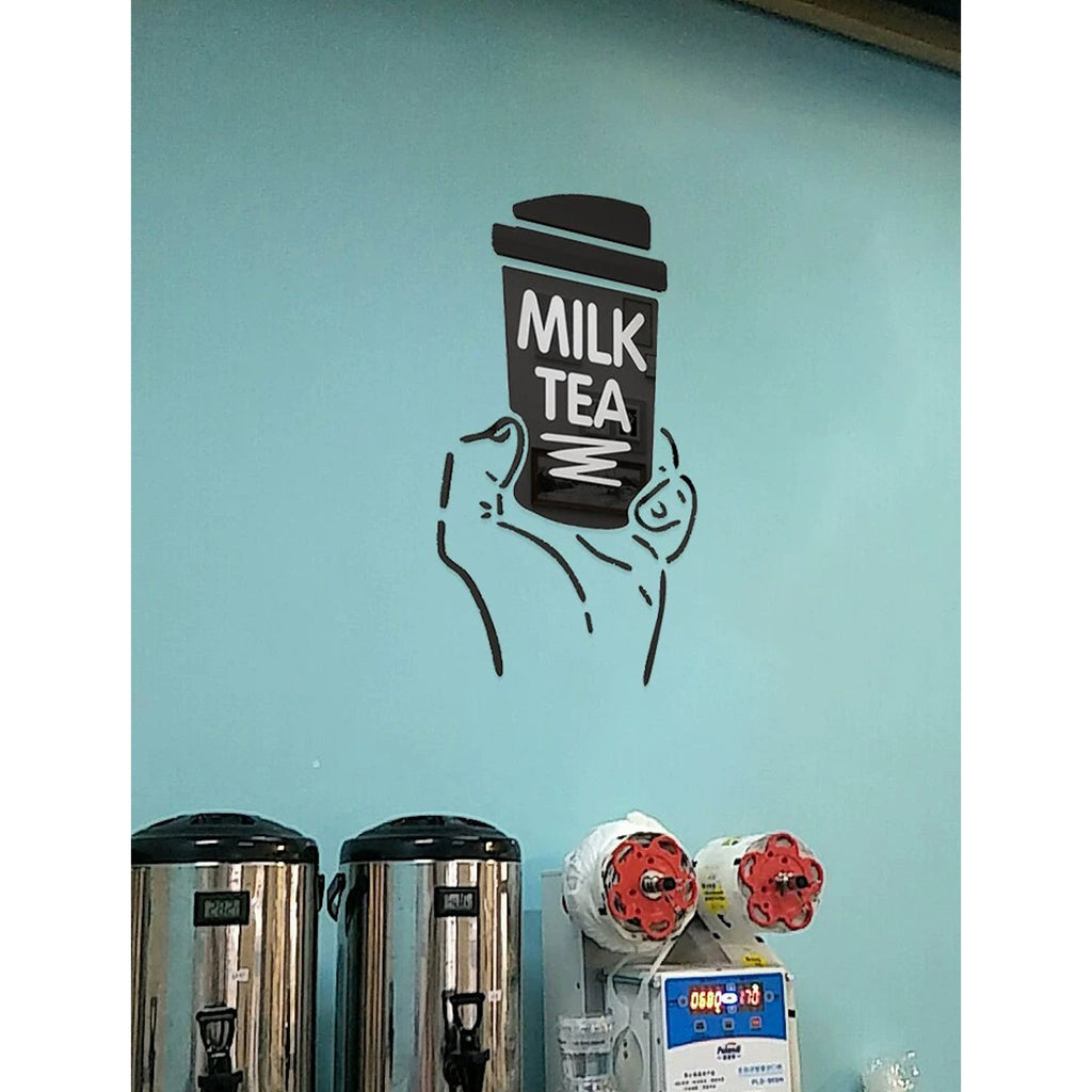 Boba Wall Art Decor – Acrylic Cafe and Tea Shop Decoration