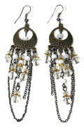 Boho Chandelier Earrings Long Dangle Beaded Tassel Style