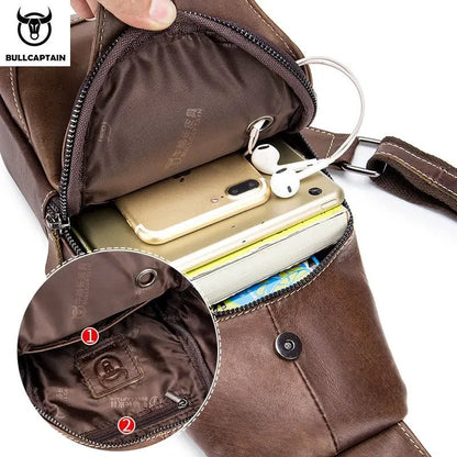 BULLCAPTAIN  Leather Messenger Bags