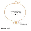 18K gold heart shape with "MOM" design exquisite and dazzling necklace