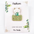 Work Hard for Cat Enamel Pin – Cute Gift for Proud Pet Owners