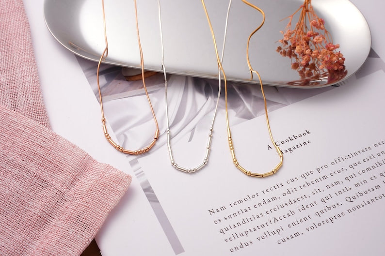 Morse Code Custom Name Necklace