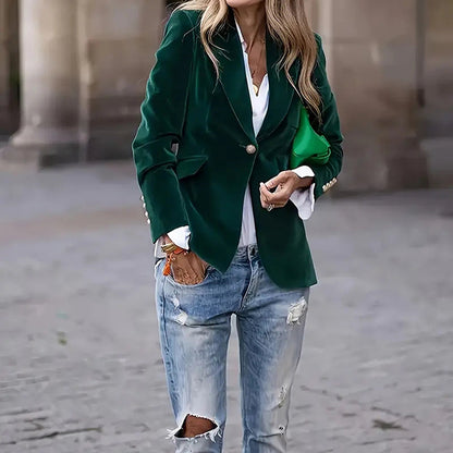 Women’s Slim-Fit Notch-Lapel Blazer