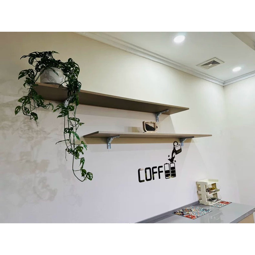 Coffee Shop Wall Decor – Self-Adhesive Acrylic Art for Business