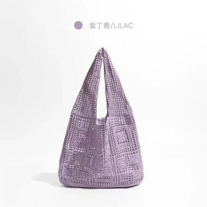 Crochet Tote Bag, Fairy Hobo Bag