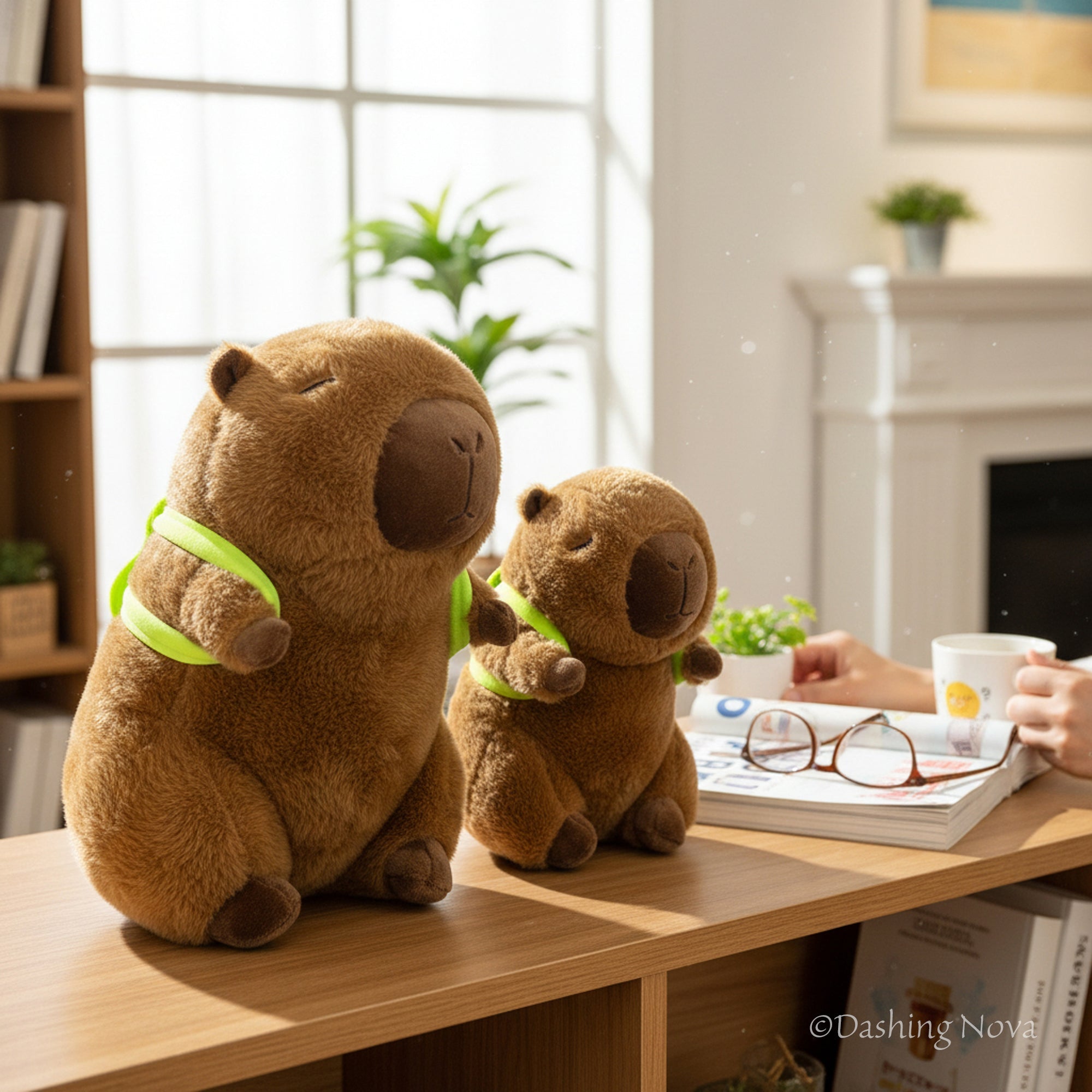 Super Soft Capybara Stuffed Animal Premium Plush Fabric Kids Cute Toy