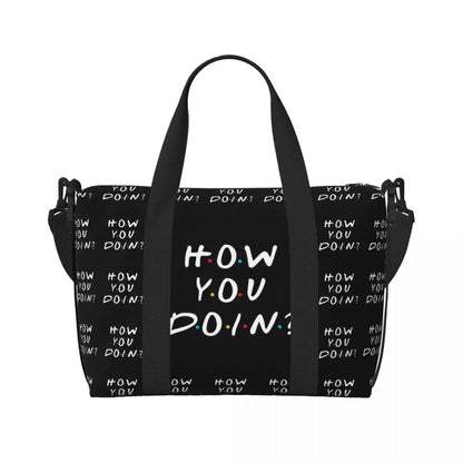 Custom Funny Friends TV Show Tote