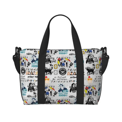 Custom Funny Friends TV Show Tote