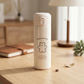 Cute Bear Travel Flask Vacuum Insulated Water Bottle Flip Top Lid