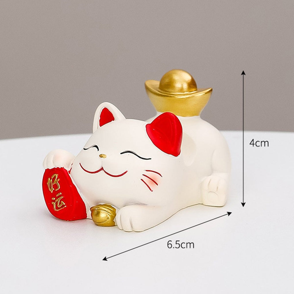 Fortune Cat Phone Stand – Cute Japanese Maneki Neko Decor Gift