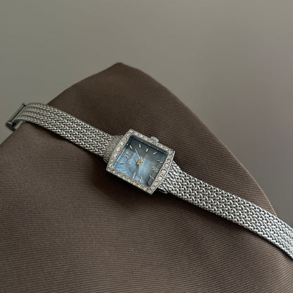 Chanel-style Vintage High-end Mother-of-pearl Watch For Women
