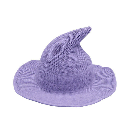 European American Halloween Wool Wizard Hat