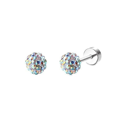 Stainless Steel Five-pointed Star Ear Bone Stud High-end Screw-back Earring
