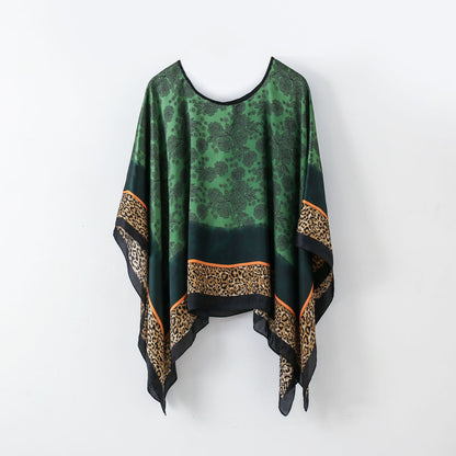 Pullover Shawl Outerwear Cover-up Multifunctional Scarf