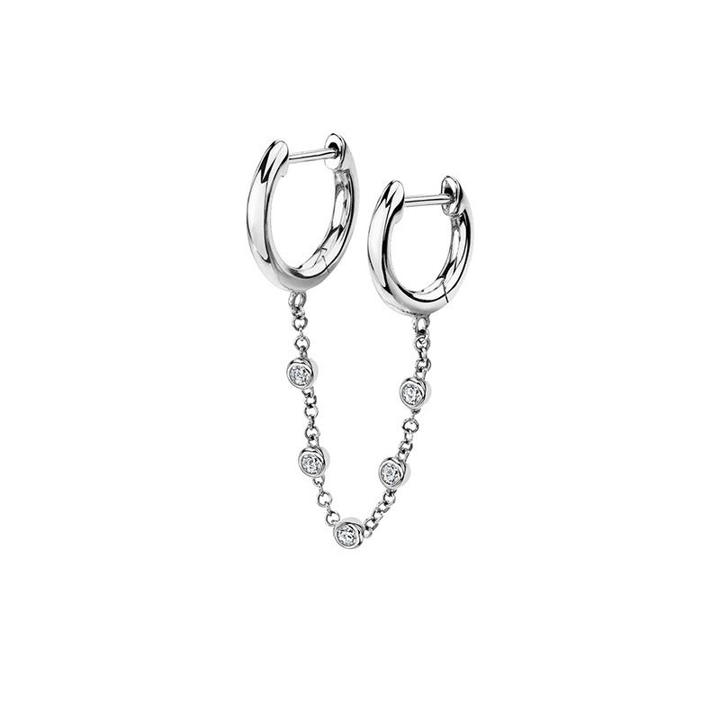 18K Gold Punk & Hip-Hop Style Light Luxury Earrings