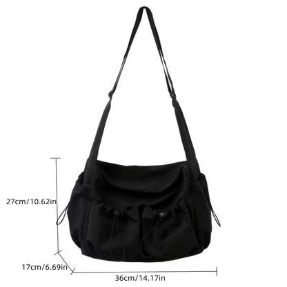 Drawstring crossbody bag