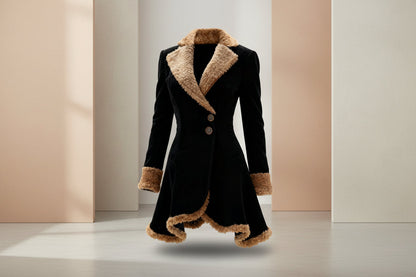 Women’s Thick Fleece Fur Lined Winter Coat