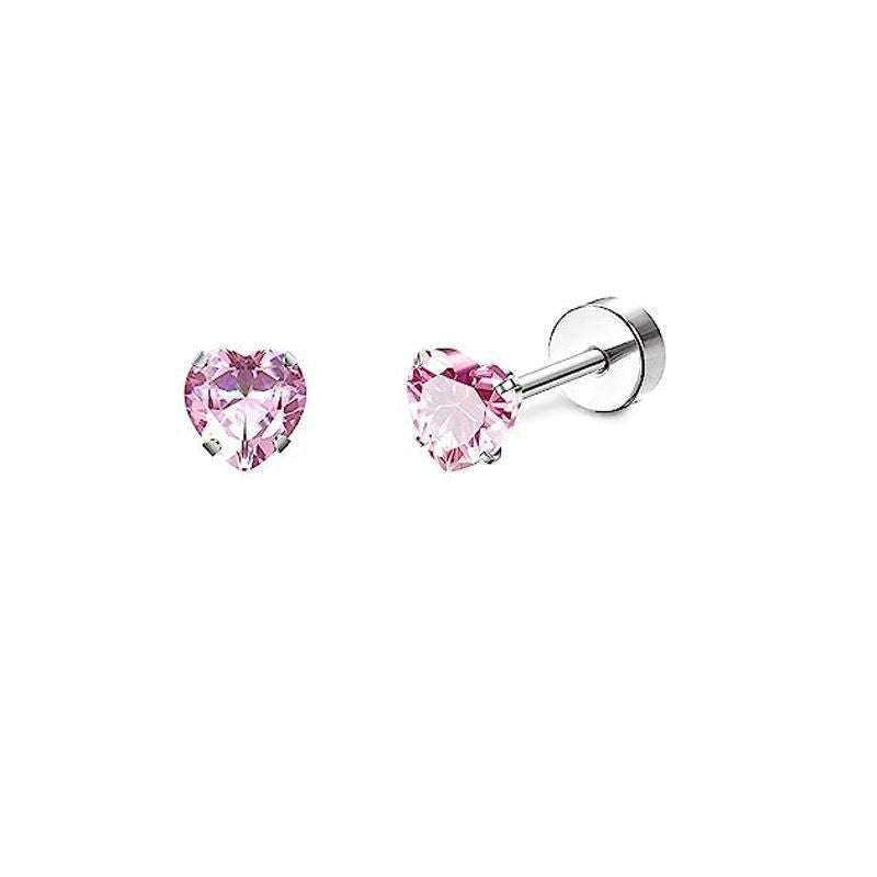Stainless Steel Five-pointed Star Ear Bone Stud High-end Screw-back Earring