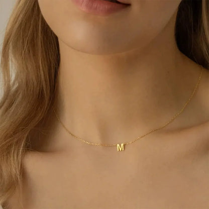 Delicate Initial Letter Necklace