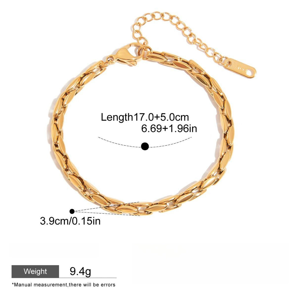18k gold light luxury high-end bracelet