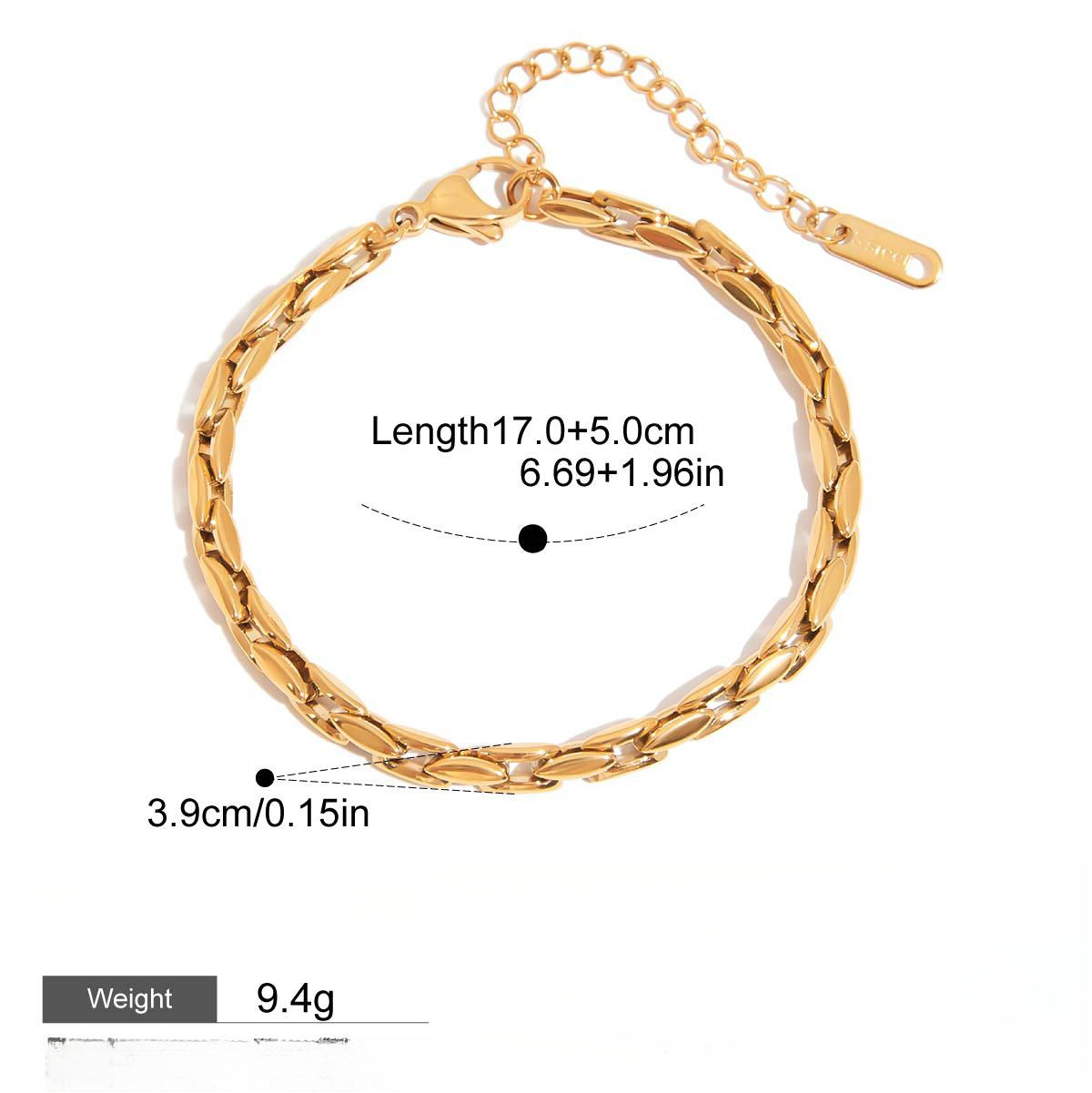 18k gold light luxury high-end bracelet