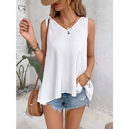 Women’s Feather Print V-Neck Camisole