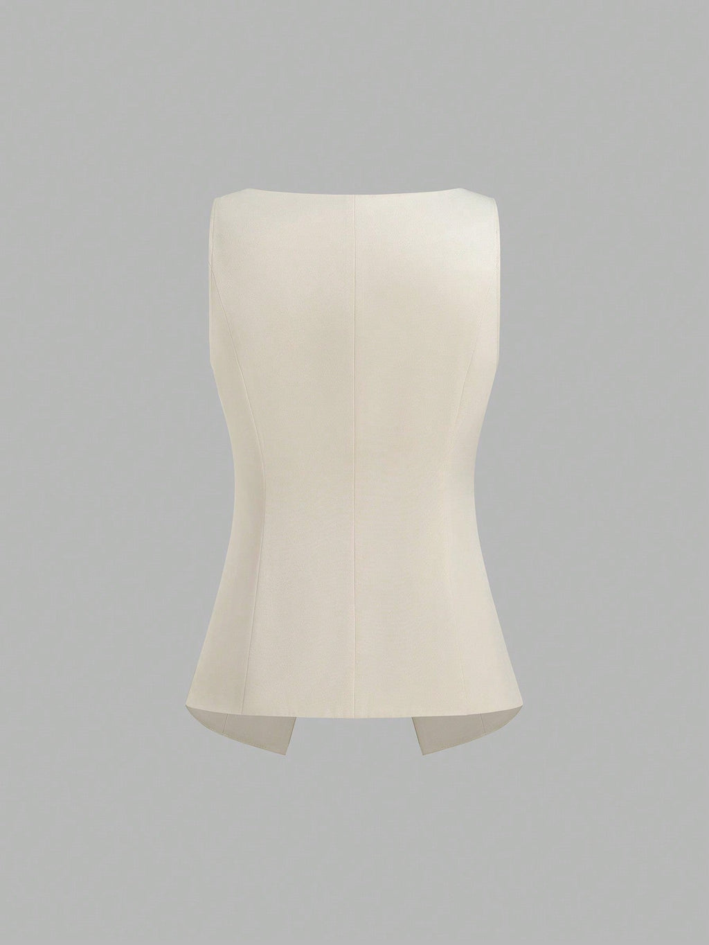 Women’s Minimalist Cinched-Waist Camisole – Single-Breasted Summer Tank