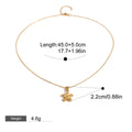 18K Gold Geometric Design Trendy Personality Necklace