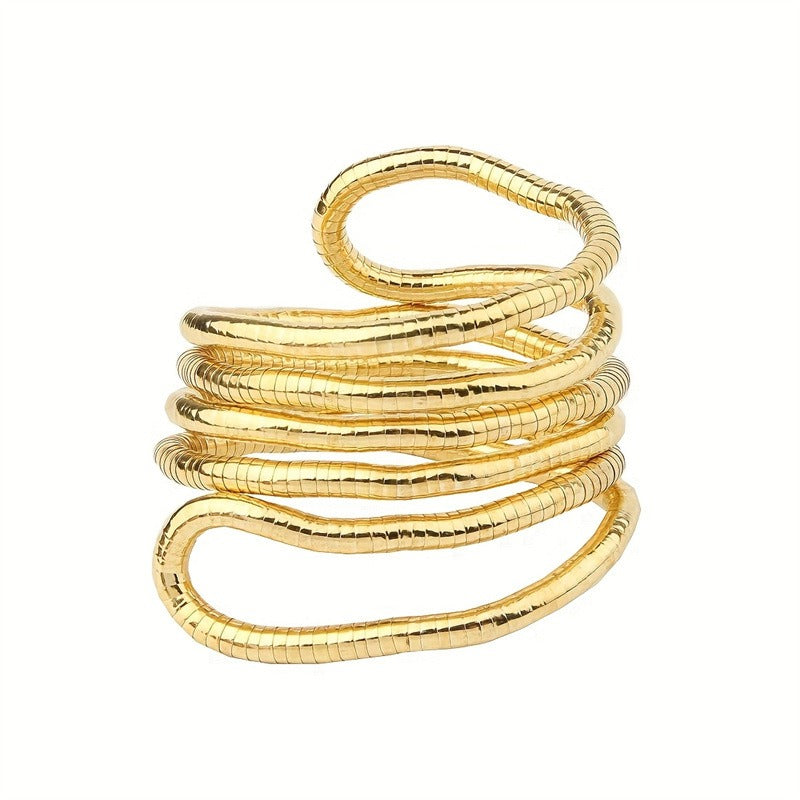 18K Gold Geometric Minimalist Irregular Necklace