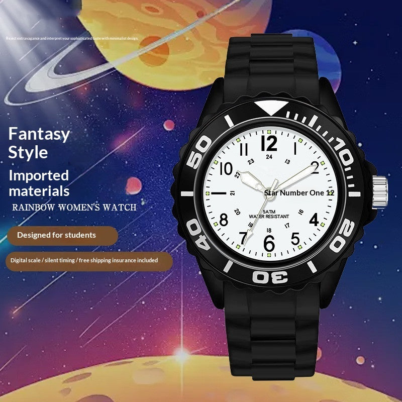Compact Quartz Sports Smart Couples Electronic Watch For Women