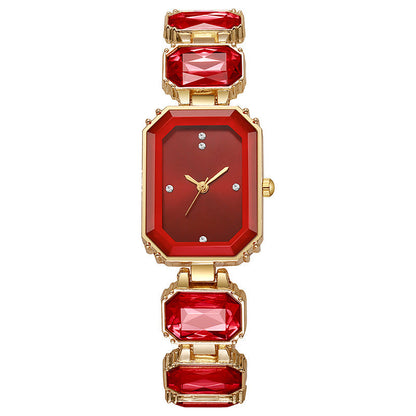 Womens Watch Colorful Emerald Green Luxurious And Understated