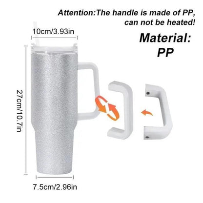 40oz Rough textured Shimmer Glitter Blank Sublimation Tumbler