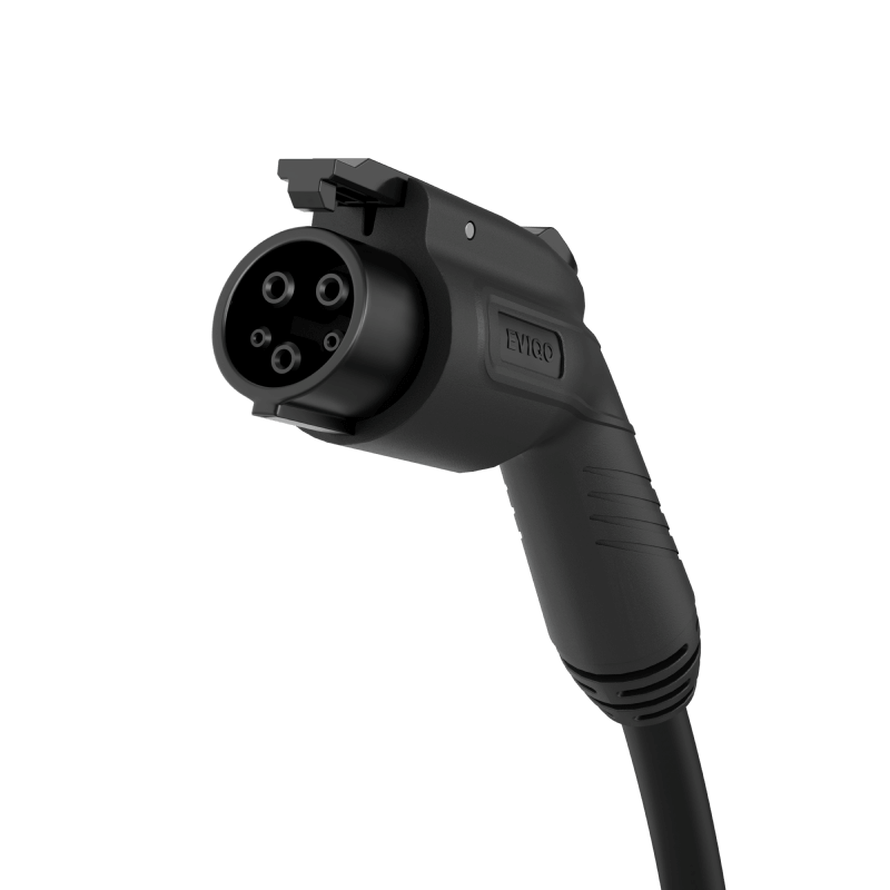 EVIQO Level 2 EV Charger, 48A (11.5kW), 240V, NEMA 14-50 Plug-in, J1772 for Non-Tesla EVs
