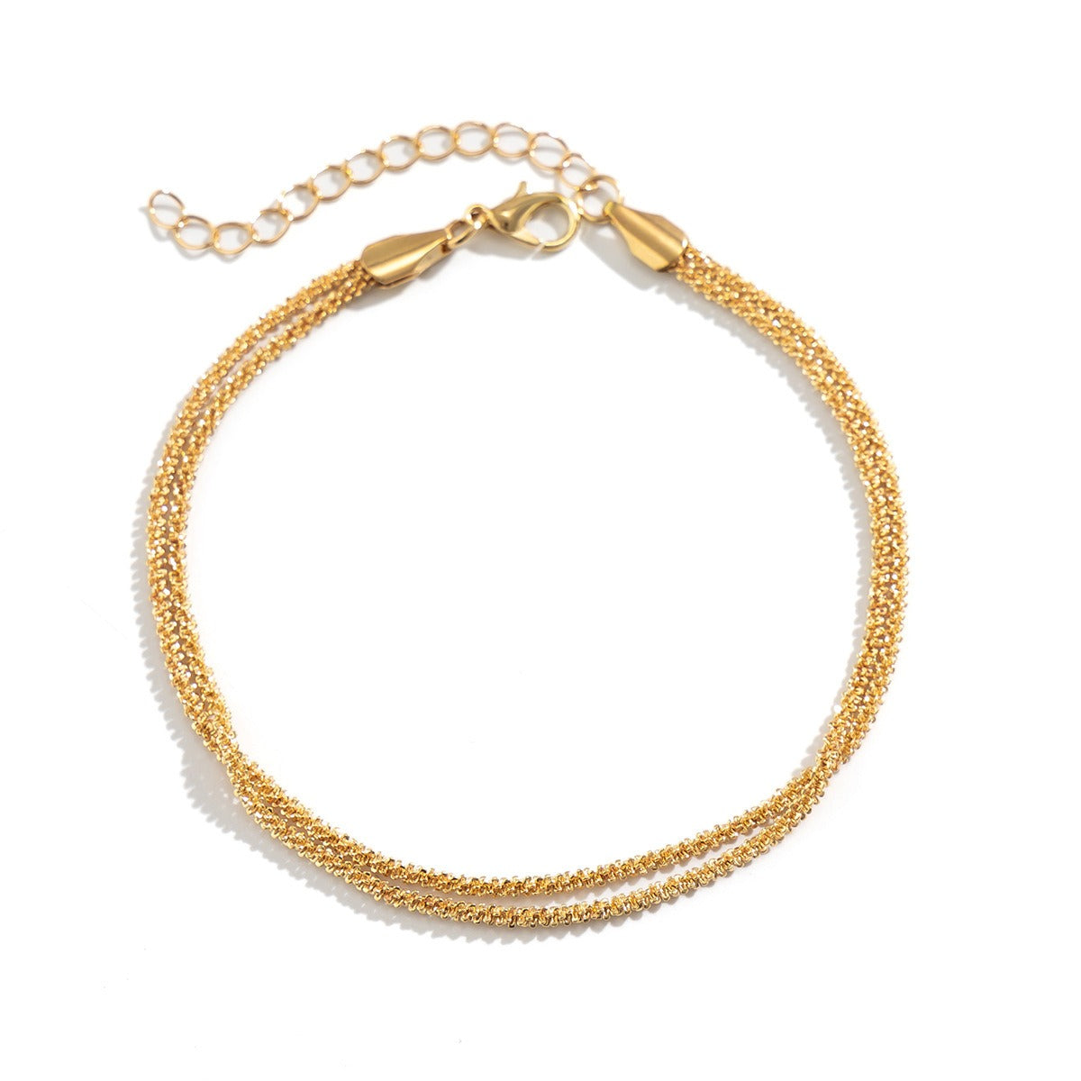 Sparkling naked chain multi-layer wrapped chain