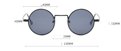 Steampunk Sunglasses – Retro Round Gothic Shades