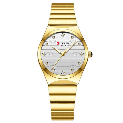 Womens Small Dial Mesh Strap Waterproof Watch