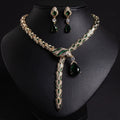 18k Gold Serpent Jewelry Set