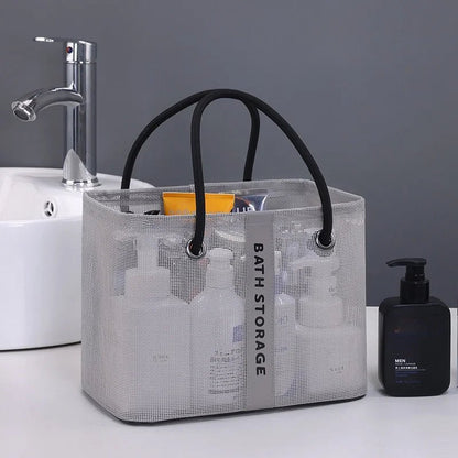 Fashion Mesh Tolietry Bag