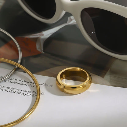 18k gold light luxury high-end ring