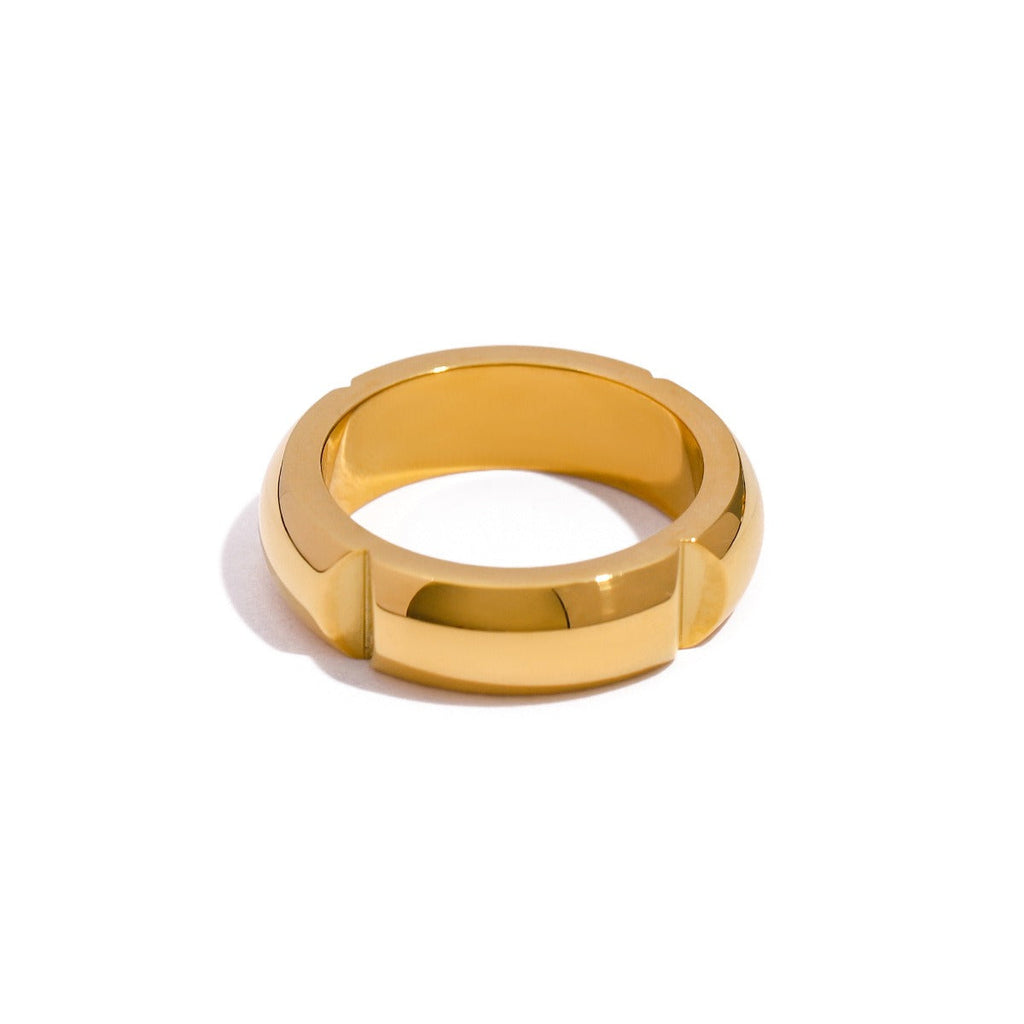 18k gold light luxury high-end ring