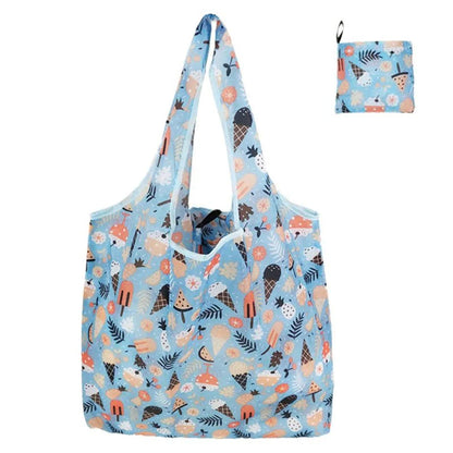 Foldable Tote Bag Portable Cloth Eco Grocery Bag