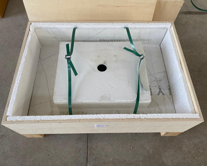 Silestone Ethereal Dusk Wall Mounted Engineered Quartz Vessel Sink