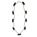 Hamsi Long Tassel Necklace Cotton Tassels Boho Indian Delicate Handmade 18in