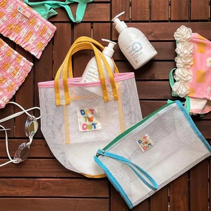 Handwoven Straw Tote Bag Bohemian-Style