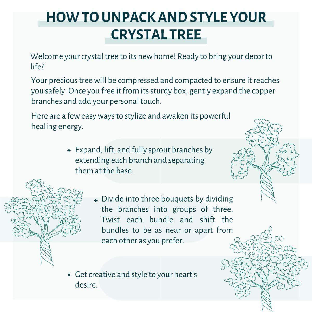 Home Sweet Home - Feng Shui Rose Quartz Tree
