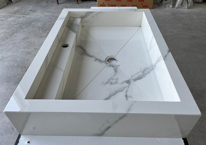 Engineered Porcelain Kitchen Sink - Stone Look Stain Resistant