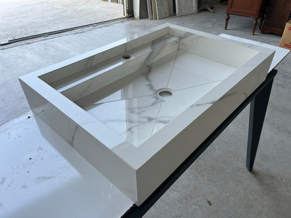 Engineered Porcelain Kitchen Sink - Stone Look Stain Resistant