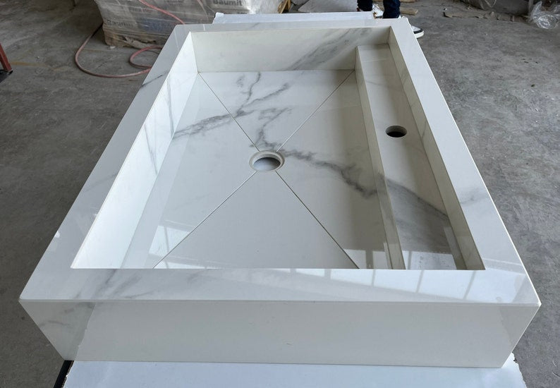 Engineered Porcelain Kitchen Sink - Stone Look Stain Resistant