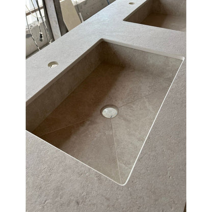 Engineered Porcelain Sink - Chianca Di Ostuni Handcrafted Design